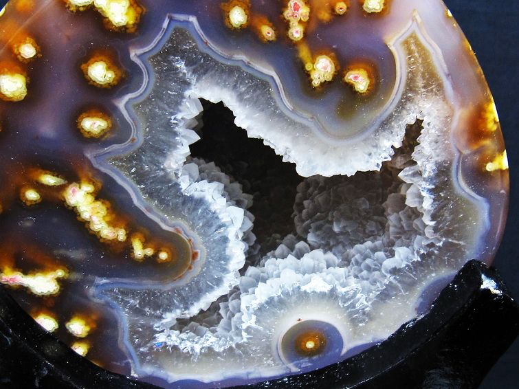 2Kgペア水晶トレジャーメノウ[T604-7738] 3枚目