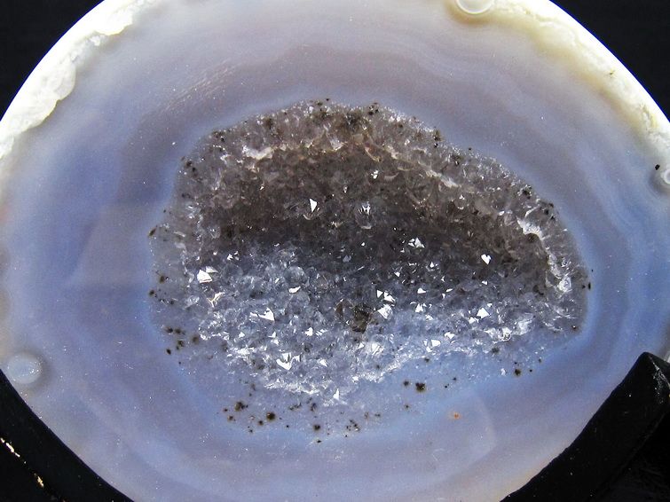 ペア水晶トレジャーメノウ[T604-7747] 3枚目