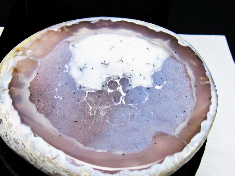 ペア水晶トレジャーメノウ[T604-7769] 2枚目