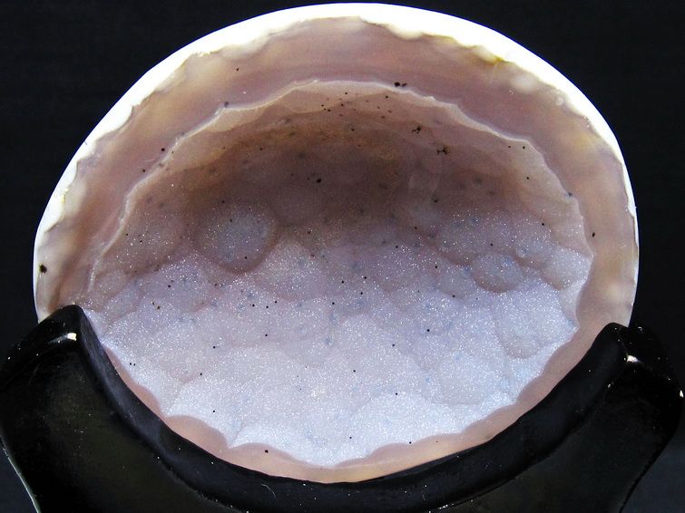 ペア水晶トレジャーメノウ[T604-7769] 3枚目