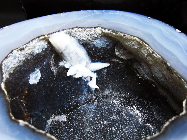 ペア水晶トレジャーメノウ[T604-7782] 2枚目