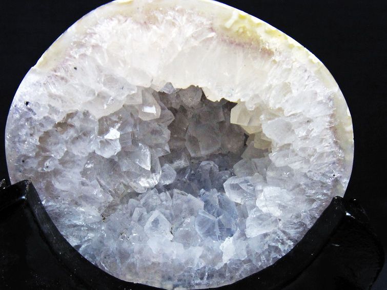 ペア水晶トレジャーメノウ[T604-7786] 3枚目