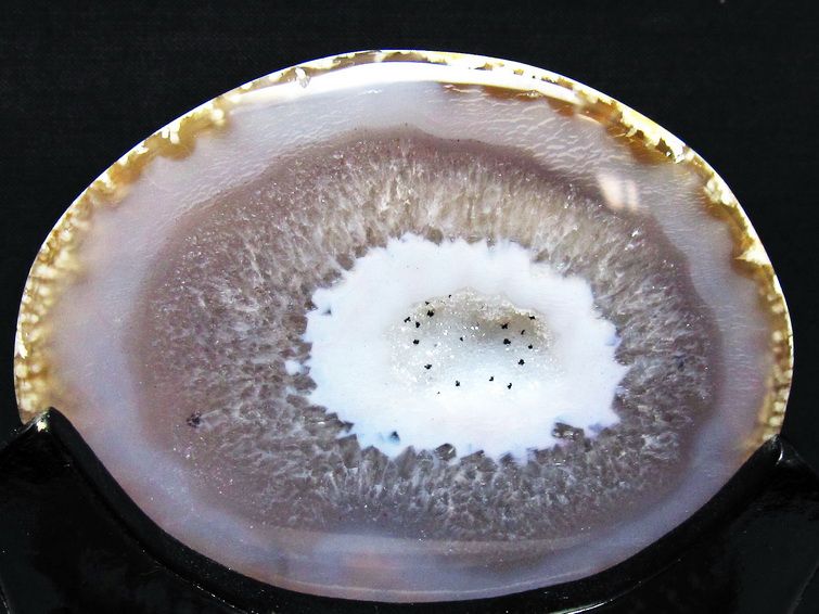 ペア水晶トレジャーメノウ [t604-7867] 3枚目