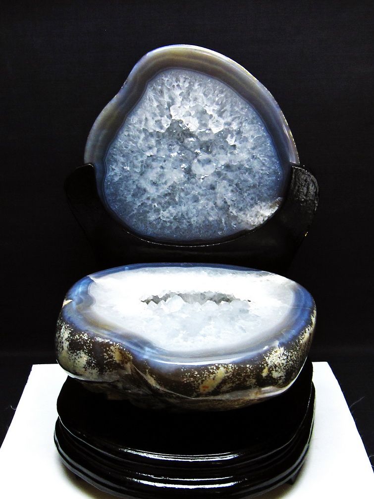 5.9Kgペア水晶トレジャーメノウ [t604-7886] 1枚目