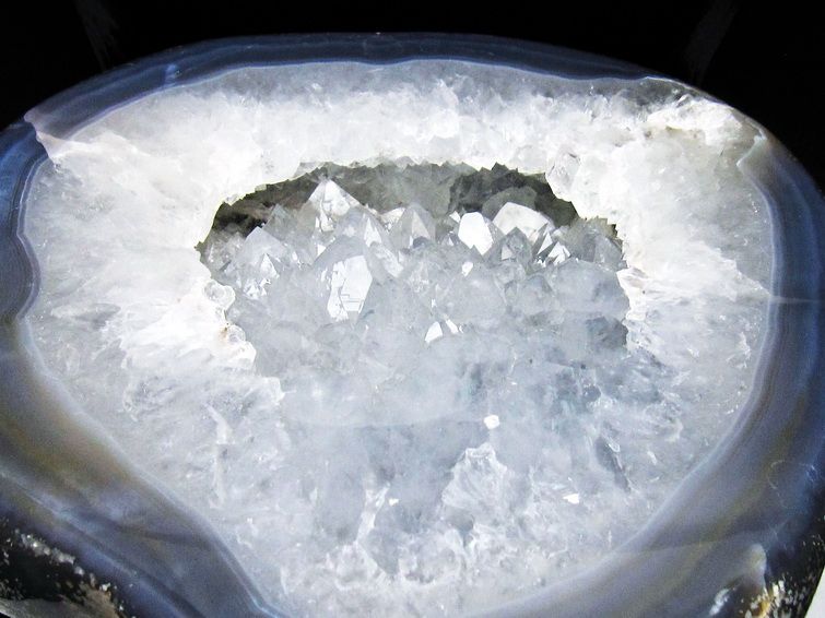 5.9Kgペア水晶トレジャーメノウ [t604-7886] 2枚目