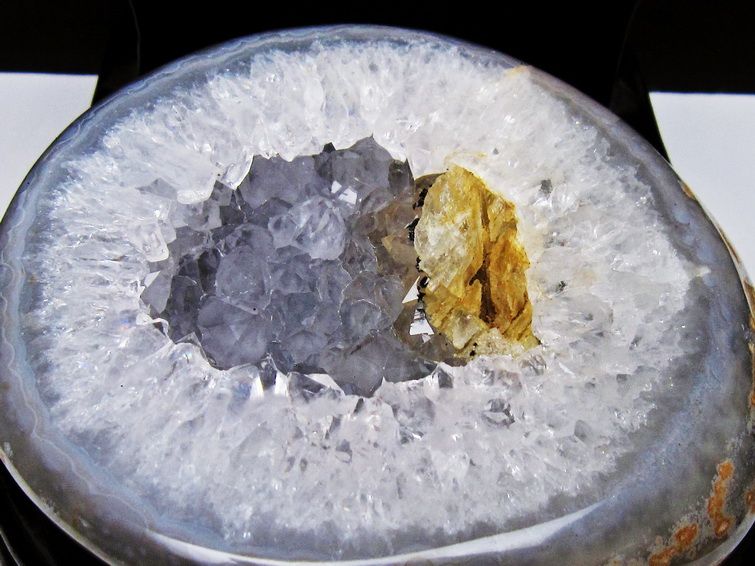 1.3Kgペア水晶トレジャーメノウ [t604-7946] 2枚目