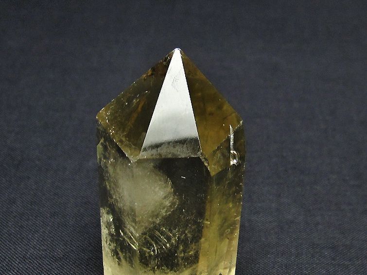 シトリン水晶六角柱[T61-13481] 2枚目