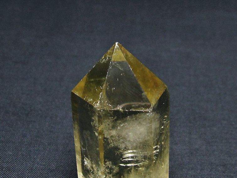 シトリン水晶六角柱[T61-13481] 3枚目