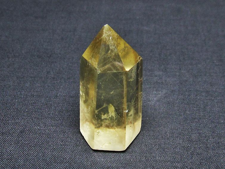 シトリン水晶六角柱[T61-13517] 1枚目