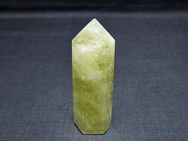 特大！ ほんのりグリーン カルサイト 六角柱 ポイント 天然石 パワーストーン 特大！ ほんのりグリーン カルサイト 六角柱 ポイント 天然石