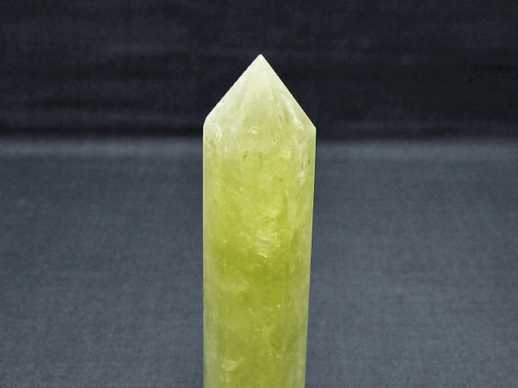 シトリン水晶六角柱[T61-14245] 2枚目