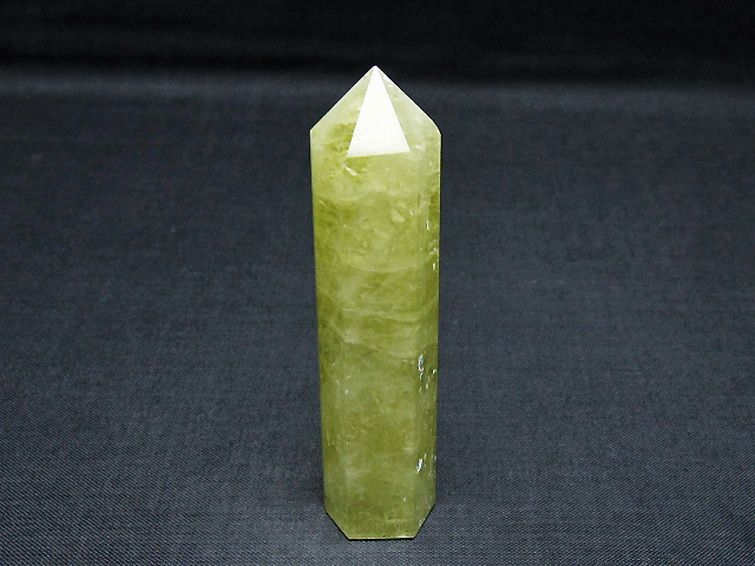 シトリン水晶六角柱[T61-14282] 1枚目