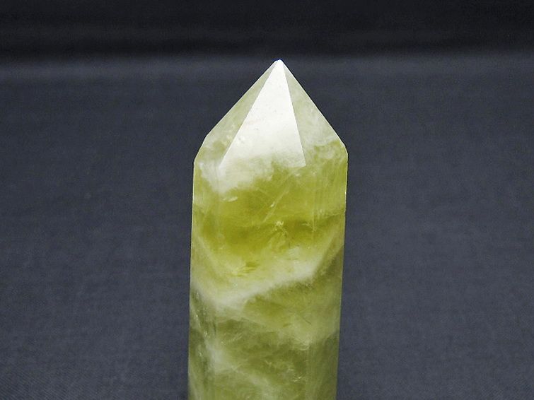 シトリン水晶六角柱[T61-14309] 2枚目