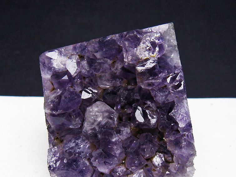 パワーストーン 天然石 ウルグアイ産アメジストクラスター[T614-9124]