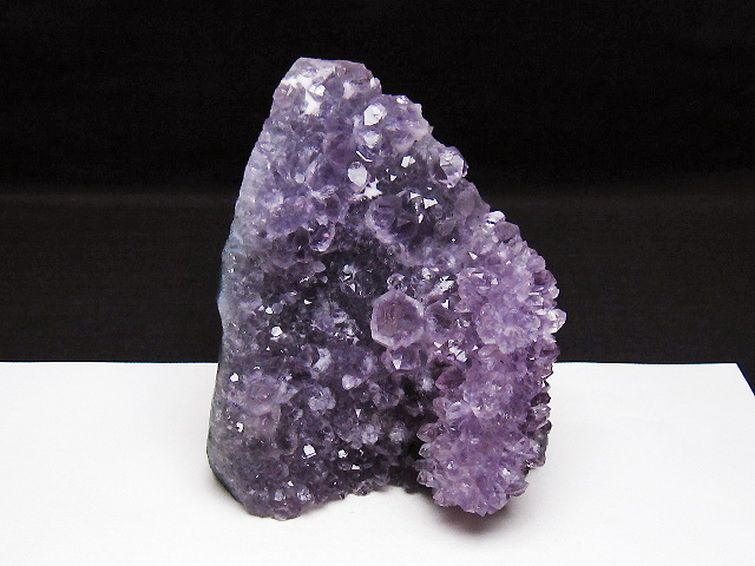 ウルグアイ産 フラワーアメジストクラスター[T614-9206] 1枚目