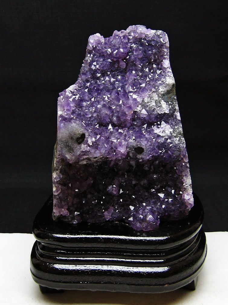 1.2Kgウルグアイ産ファントムフラワーアメジストクラスター[T614-9269] 1枚目