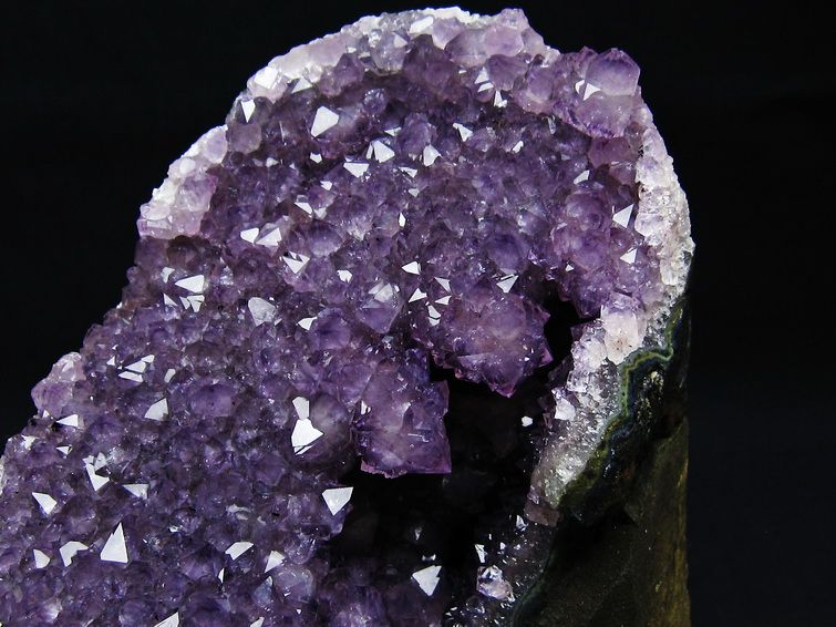 1.5Kgウルグアイ産ファントムフラワーアメジストクラスター[T614-9291] 3枚目