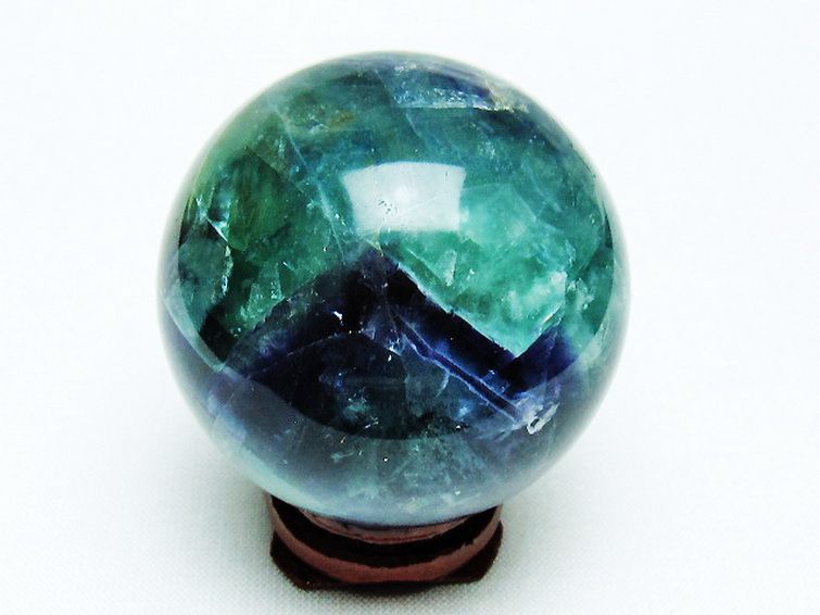 パワーストーン 天然石 フローライト 丸玉 45mm [T616-4483]
