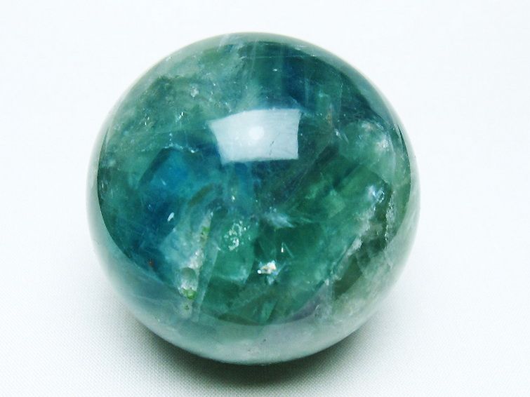 パワーストーン 天然石 フローライト 丸玉 61mm [T616-4934]