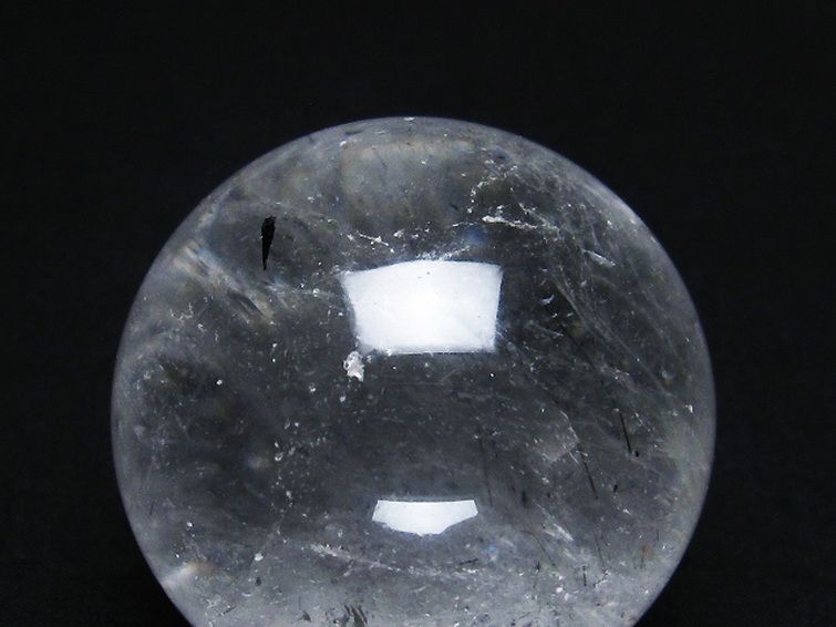 ルチル入り水晶丸玉51mm[T62-14893] 2枚目