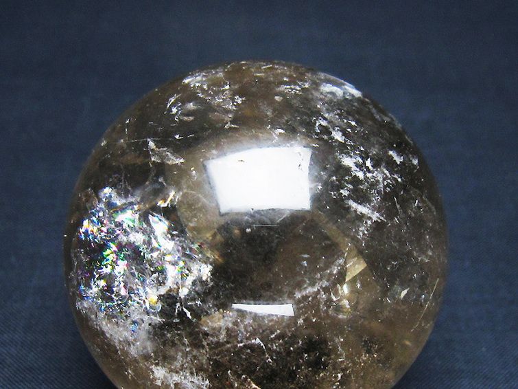 ライトニング水晶丸玉 55mm [t62-16486] 2枚目