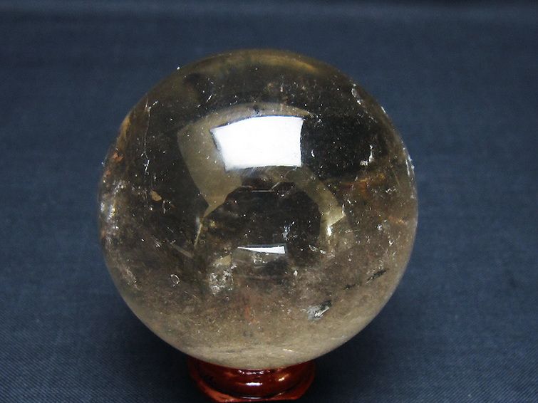 ライトニング水晶丸玉 55mm [t62-16486] 3枚目