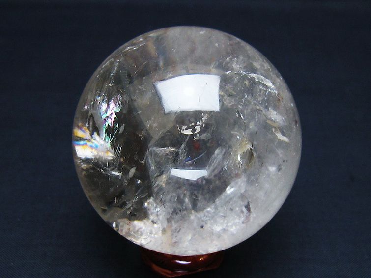 ヒマラヤ水晶丸玉 59mm [t62-16493] 3枚目