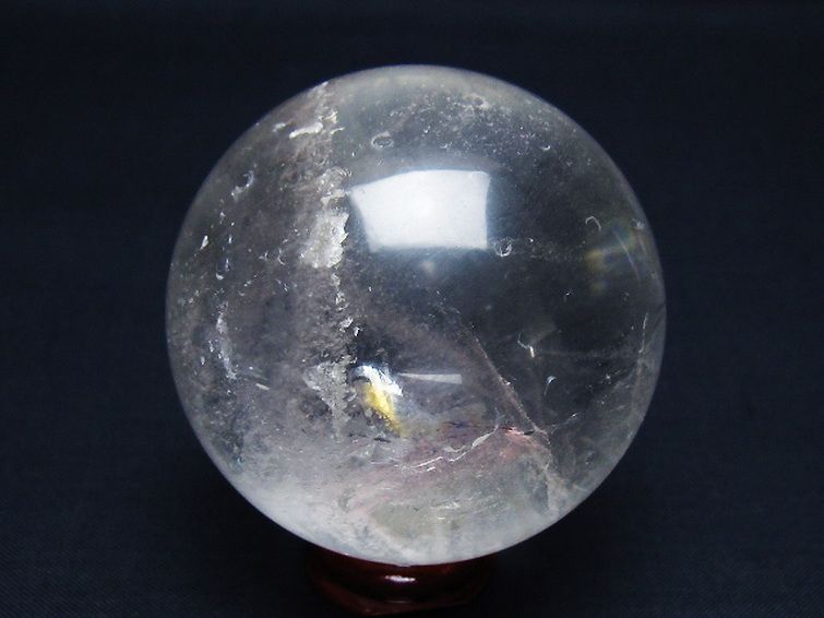 ヒマラヤ水晶丸玉 57mm [t62-16537] 3枚目