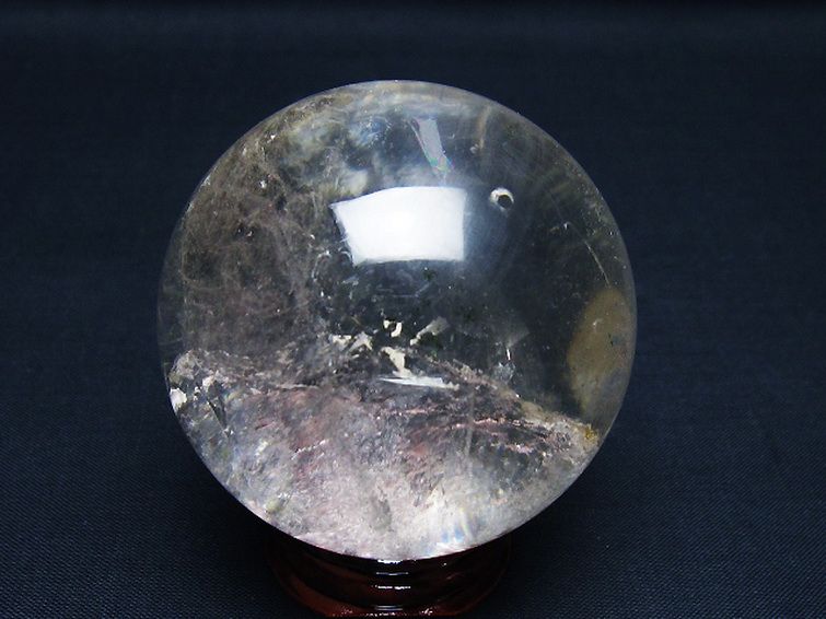 ヒマラヤ水晶丸玉 59mm [t62-16548] 3枚目