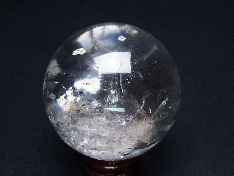 ヒマラヤ水晶丸玉 50mm [t62-16615] 3枚目