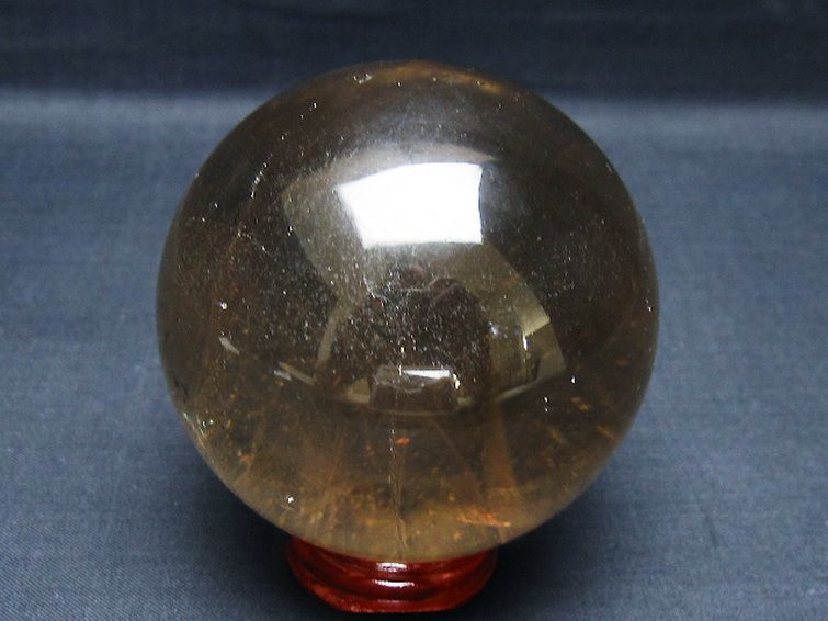 ライトニング水晶丸玉 71mm [t62-16626] 3枚目