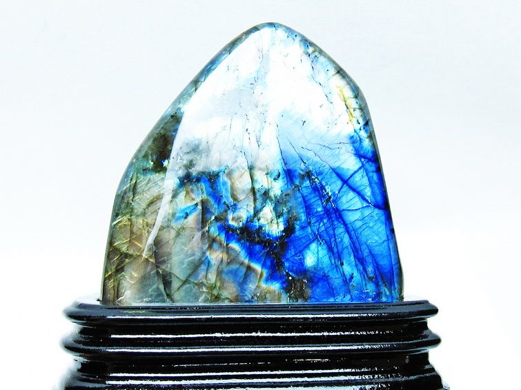 パワーストーン 天然石 ラブラドライト原石[T623-9539]