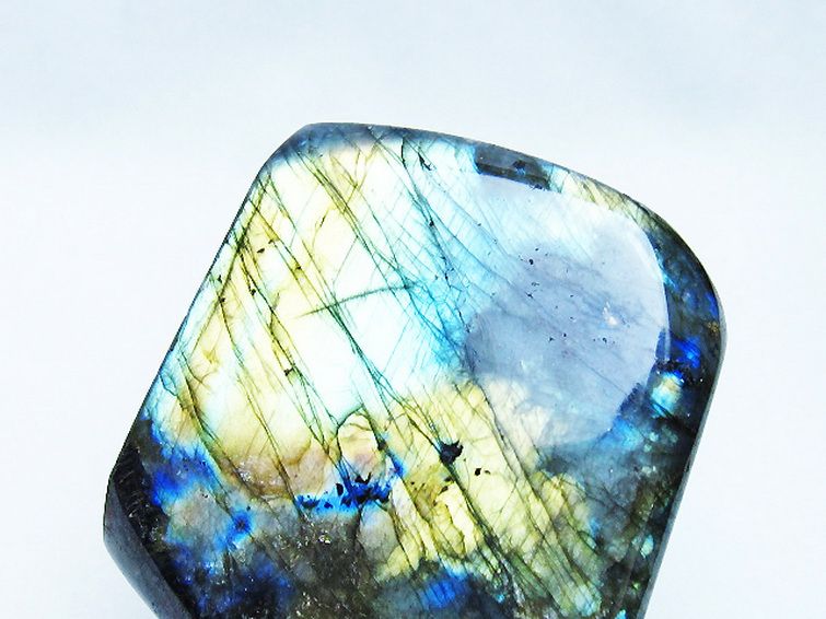 パワーストーン 天然石 ラブラドライト原石[T623-9702]