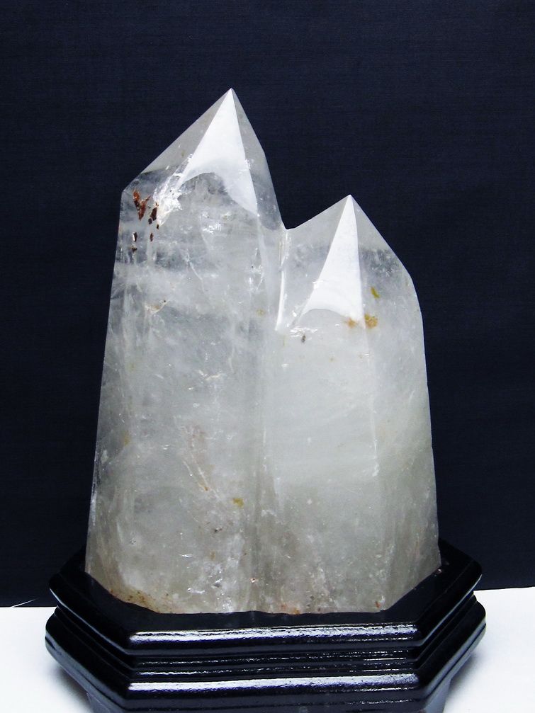 3Kgヒマラヤ水晶 ダブルポイント[T627-6678] 1枚目