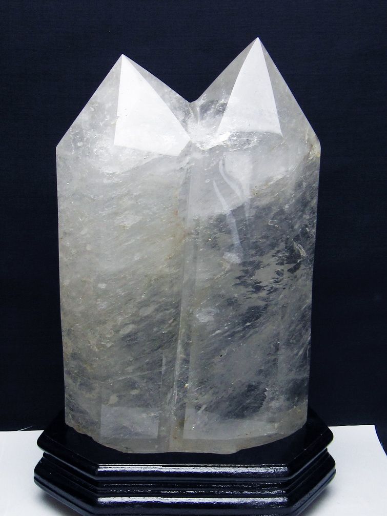 4.5Kgヒマラヤ水晶 ダブルポイント[T627-6692] 1枚目