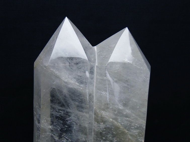 ヒマラヤ水晶　水晶　ポイント　ダブルポイント　天然石【高品質】1 ☆良質！希少なダブルポイント結晶☆浄化力の強いヒマラヤ産☆デンバー