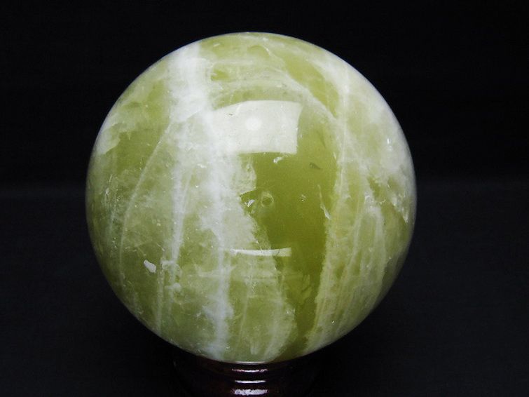 1.6Kgシトリン水晶丸玉 107mm [T63-7676] 3枚目