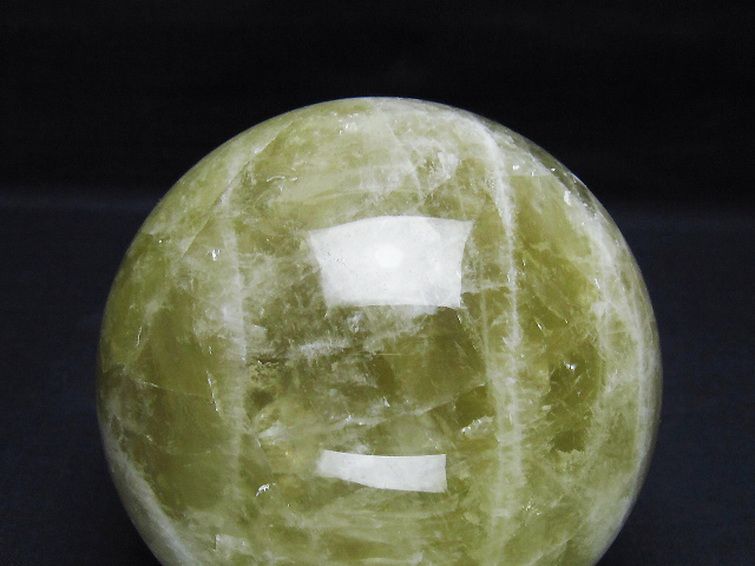 1.2Kgシトリン水晶丸玉 93mm [T63-7690] 2枚目