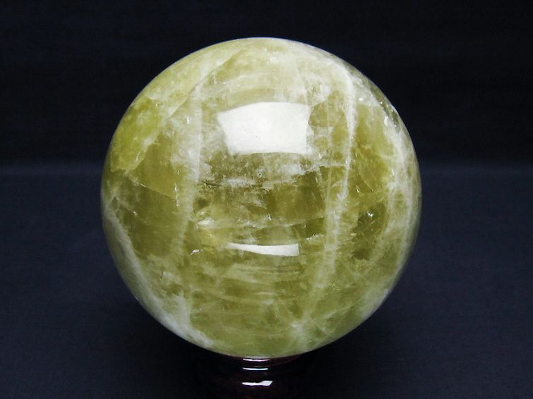 1.2Kgシトリン水晶丸玉 93mm [T63-7690] 3枚目