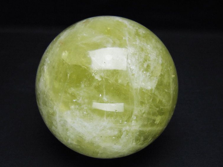 パワーストーン 天然石 シトリン水晶丸玉 82mm [T63-7706]