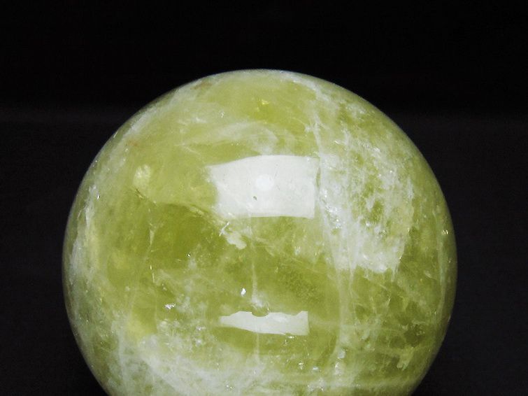 シトリン水晶丸玉 82mm [T63-7706] 2枚目