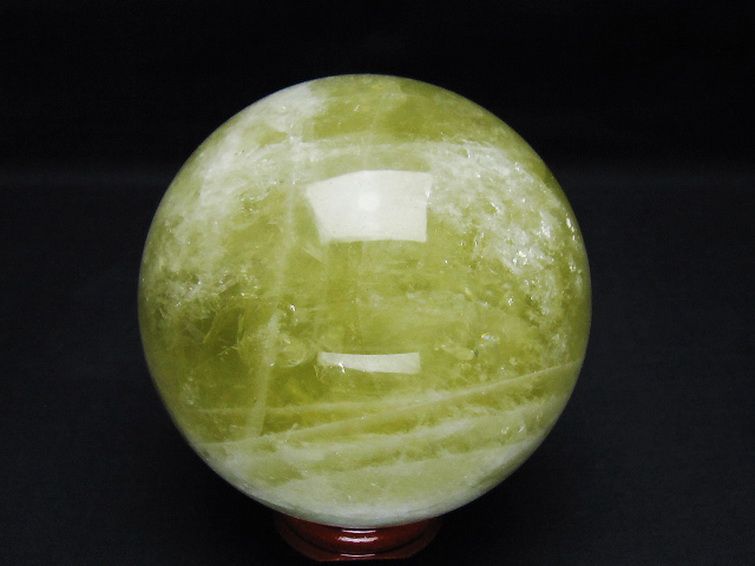シトリン水晶丸玉 82mm [T63-7706] 3枚目