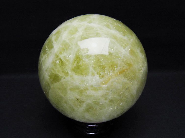 1.7Kgシトリン水晶丸玉 113mm [T63-7770] 3枚目