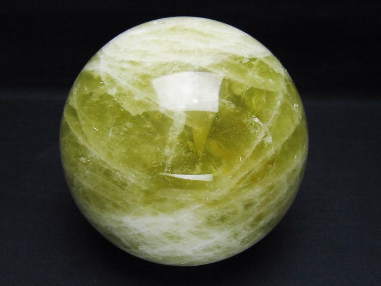 1.6Kgシトリン水晶丸玉 107mm [T63-7782] 1枚目