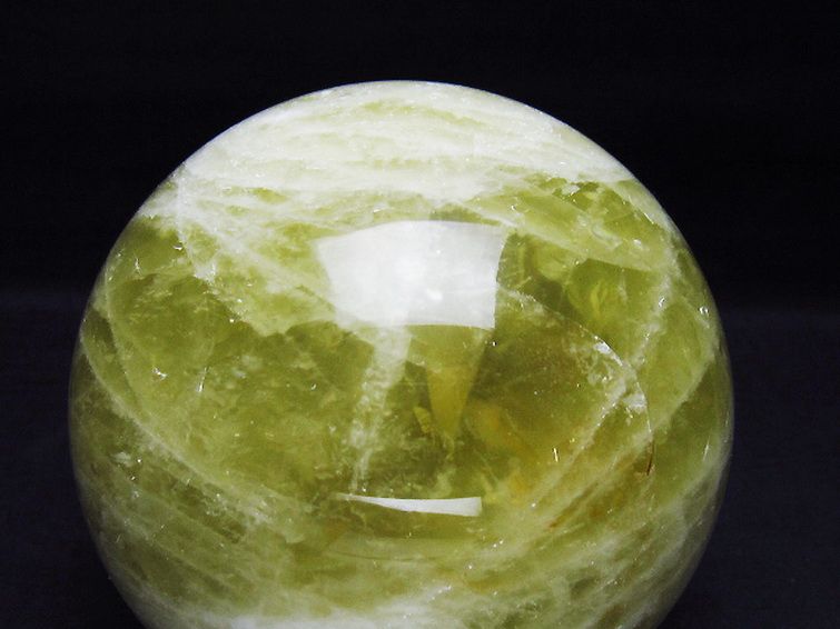 1.6Kgシトリン水晶丸玉 107mm [T63-7782] 2枚目