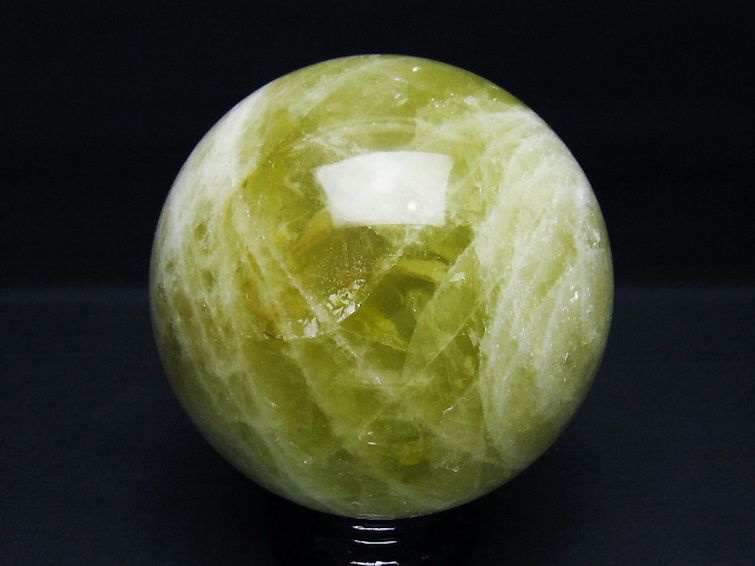 1.6Kgシトリン水晶丸玉 107mm [T63-7782] 3枚目