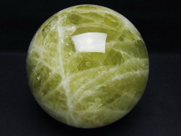 2.5Kgシトリン水晶丸玉 125mm [T63-7821] 1枚目