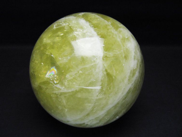 1.9Kgシトリン水晶丸玉 115mm [T63-7827] 1枚目