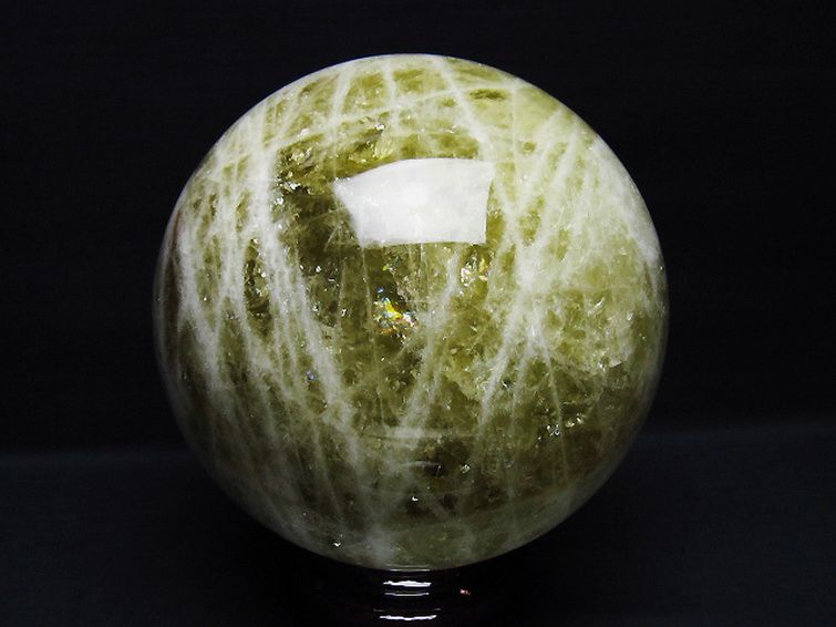 4.9Kgシトリン水晶丸玉 155mm [T63-7856] 3枚目