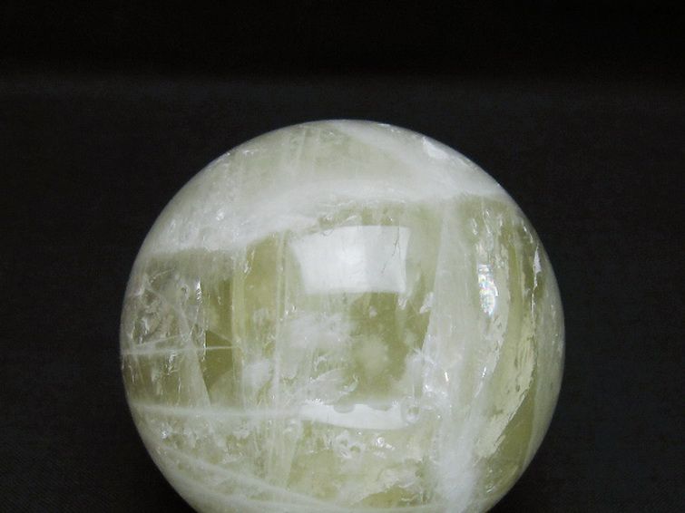 シトリン水晶丸玉 62mm [t63-7905] 2枚目